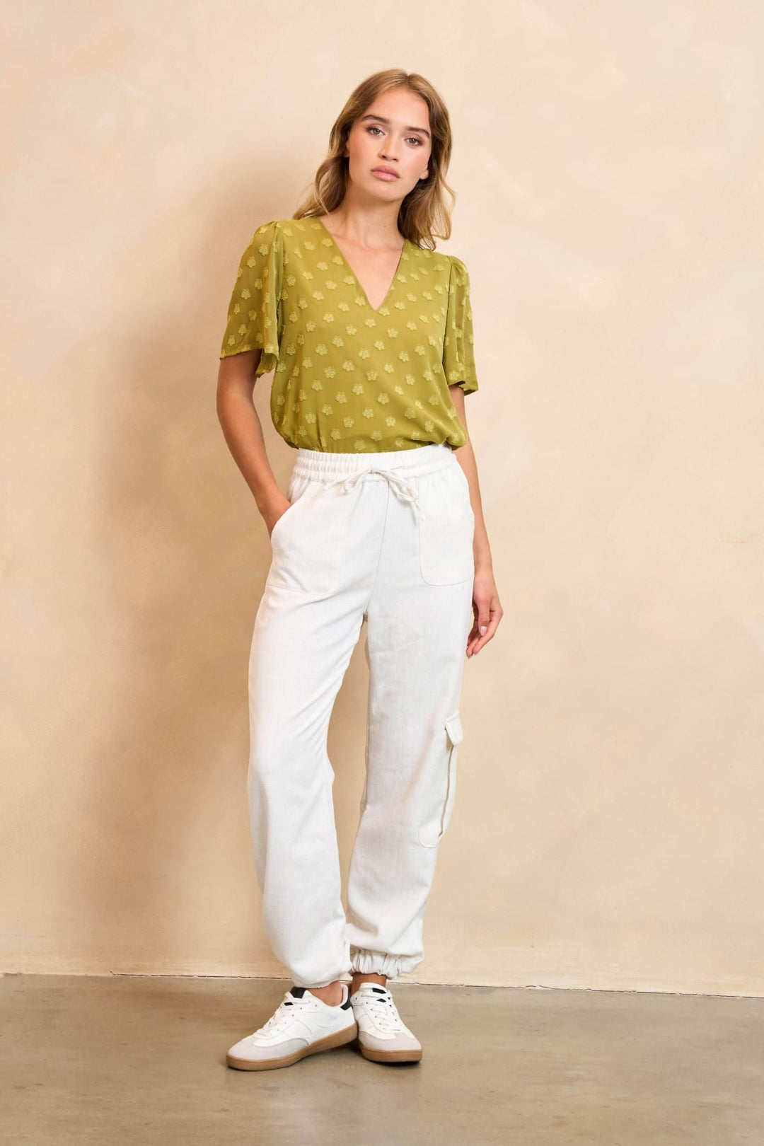 Lofty Manner Blouse Bella - groene damesblouse