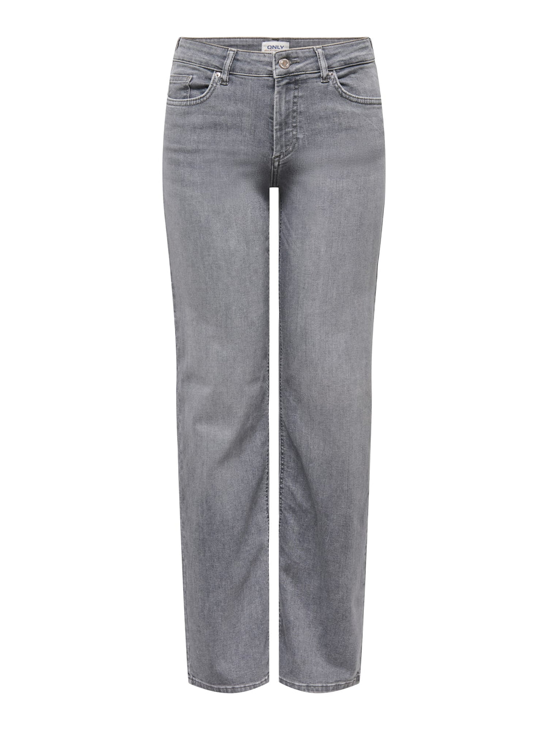 Only 15366854 blush jeans regular-straight fit dames - Grey Denim - L30