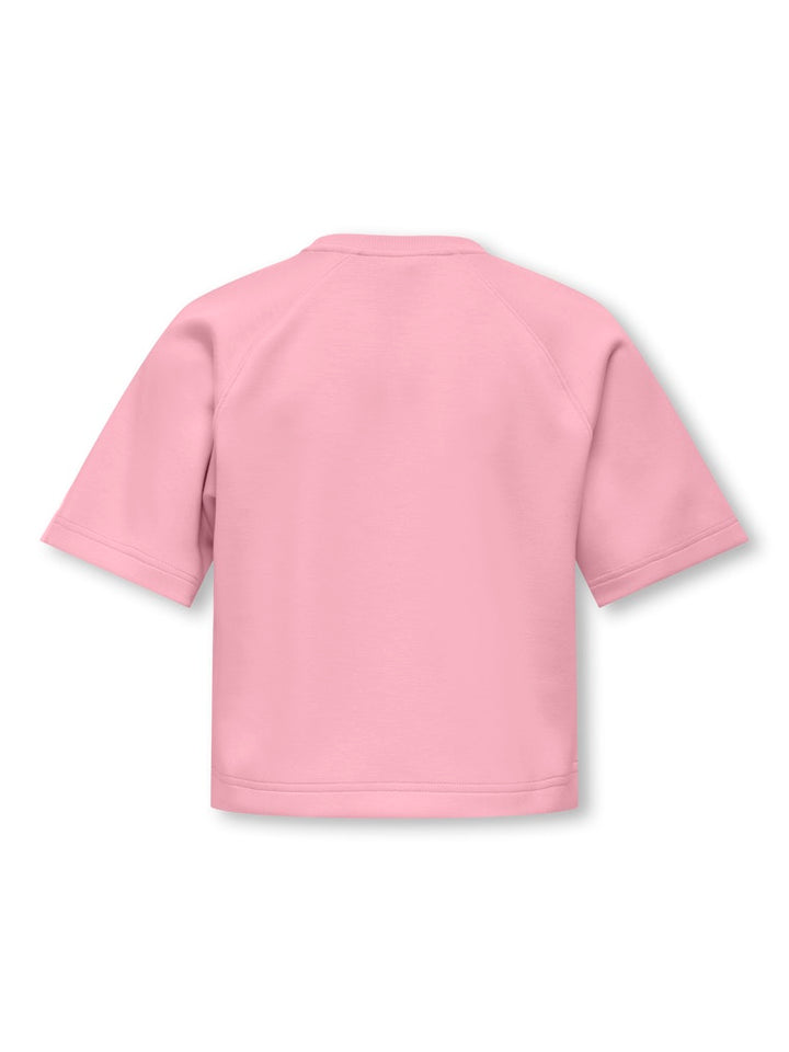 Kids Only KOGADA SS LOOSE TOP licht roze – meisjes t-shirt