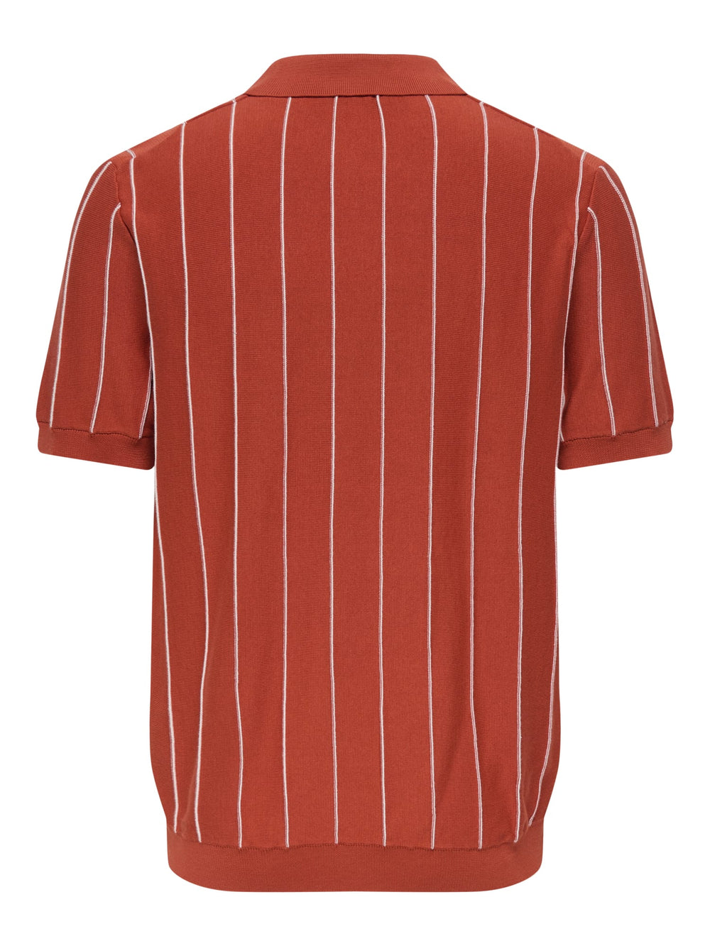 ONLY & SONS 22037080 Saim polo k/m heren oranje dessin
