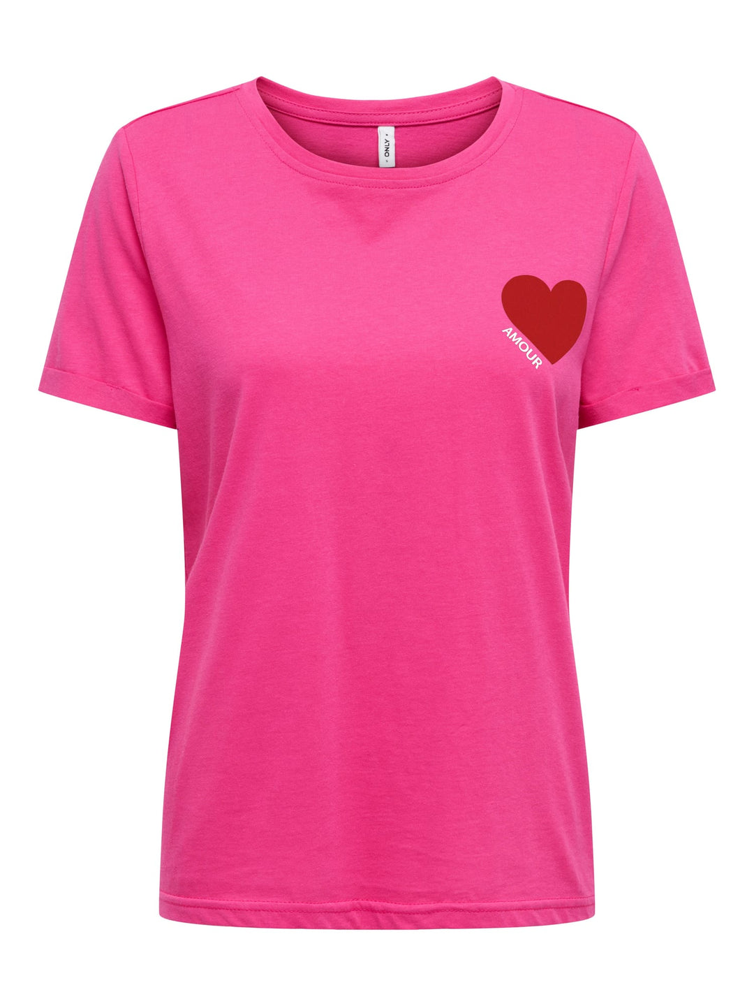 Only Vica T-shirt roze – dames
