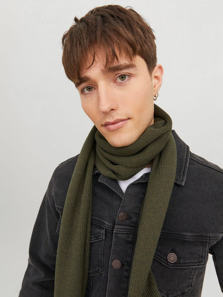 Jack & Jones Dna sjaal donkergroen – heren