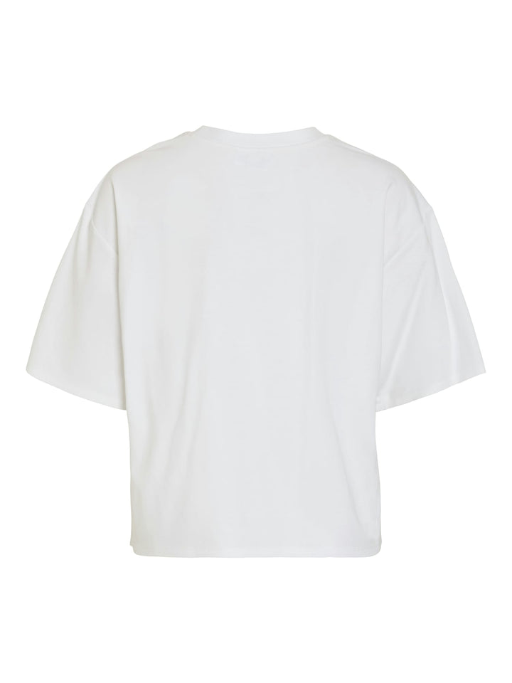Vila 14113127 Elsa t-shirt wit – dames
