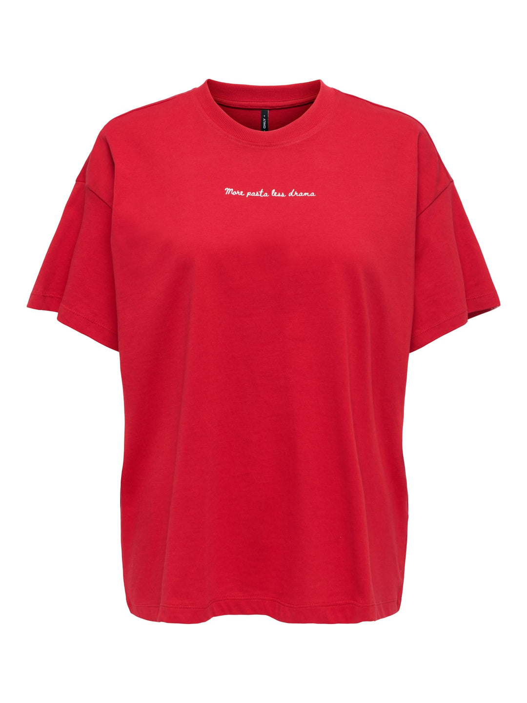 Only ONLVIVVI S/S Lovely Top steenrood – dames t-shirt