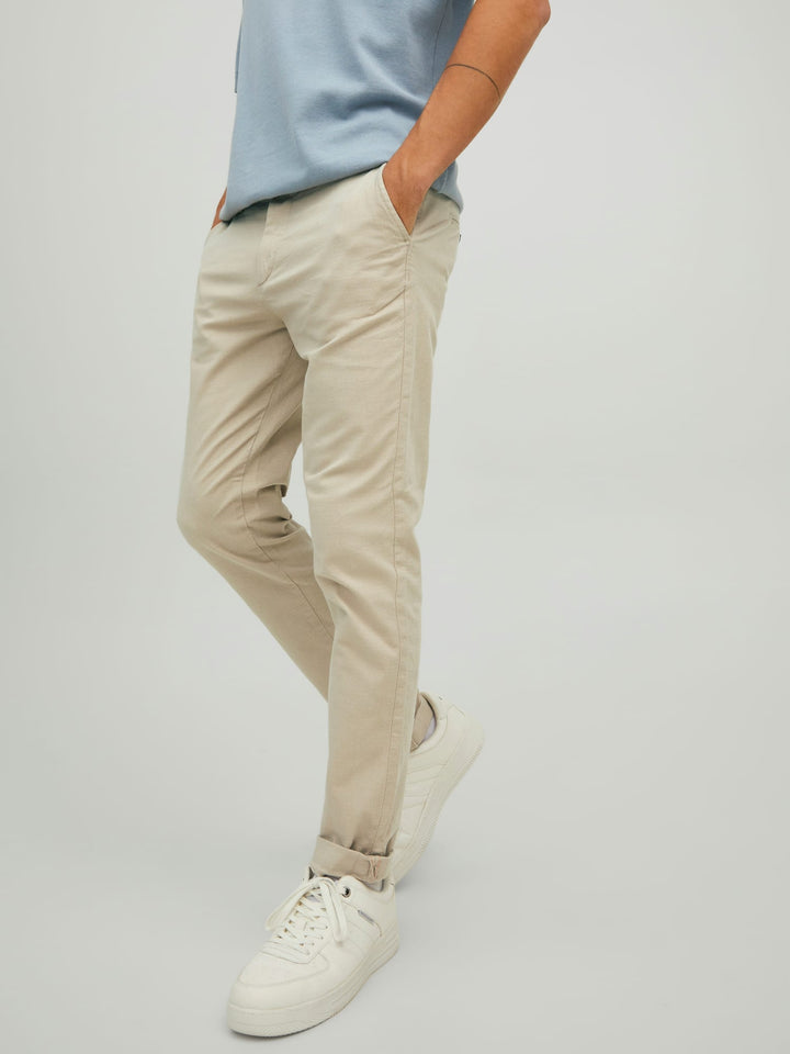 Jack & Jones Marco chinos zand dessin – heren - L32