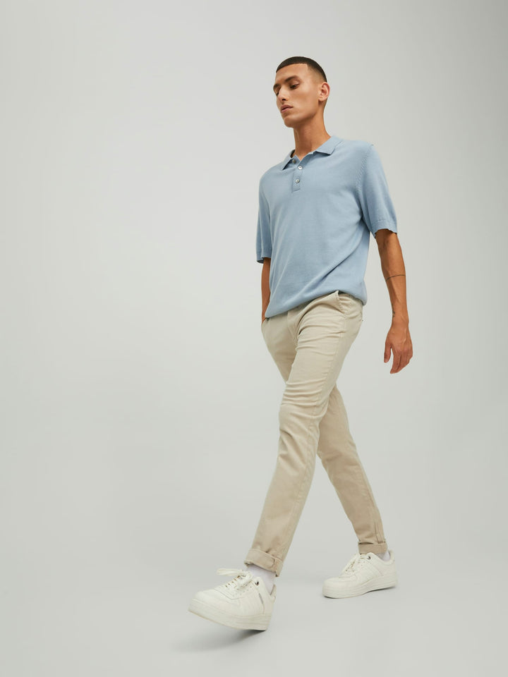 Jack & Jones Marco chinos zand dessin – heren - L32