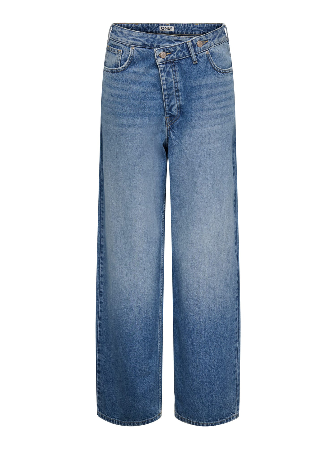 Only Amber baggy fit jeans blauw denim – dames - Blue Denim - L32