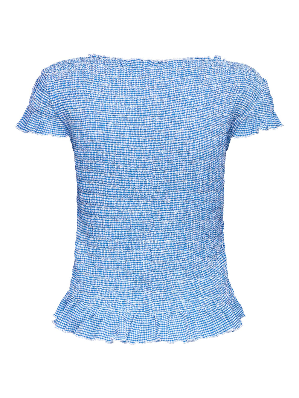 Only Celle top blauw dessin – dames