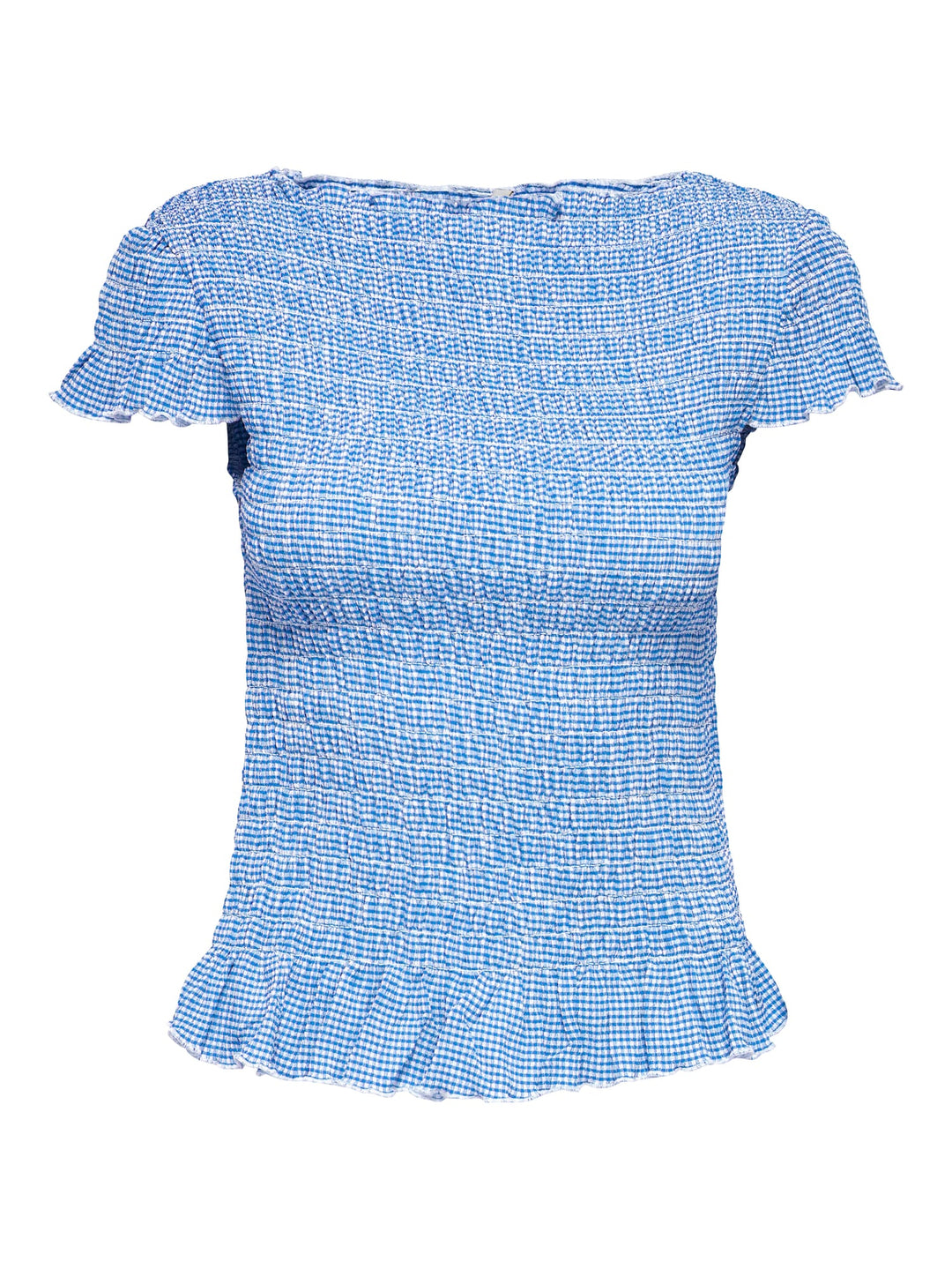 Only Celle top blauw dessin – dames