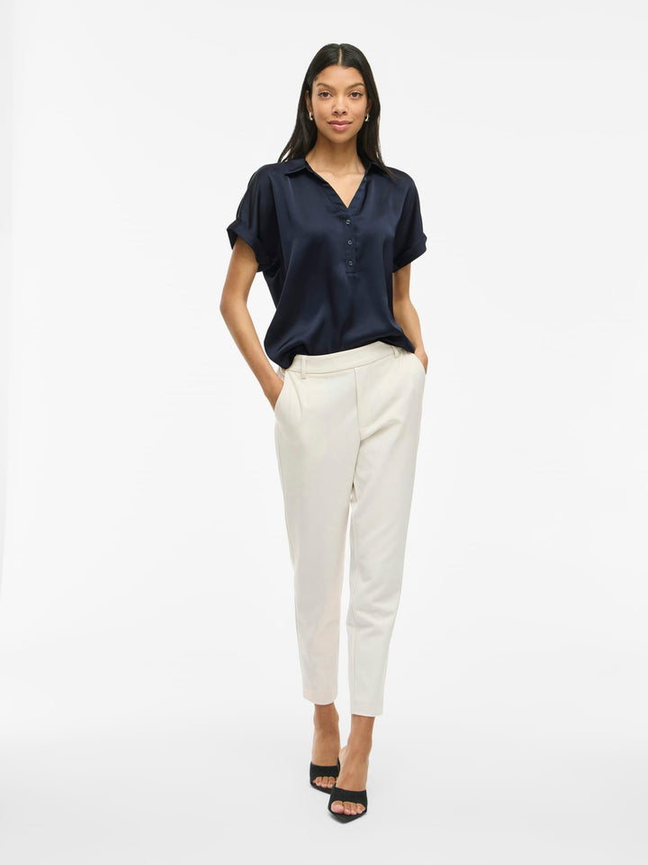 Vila 14107405 Enna top k/m navy – dames