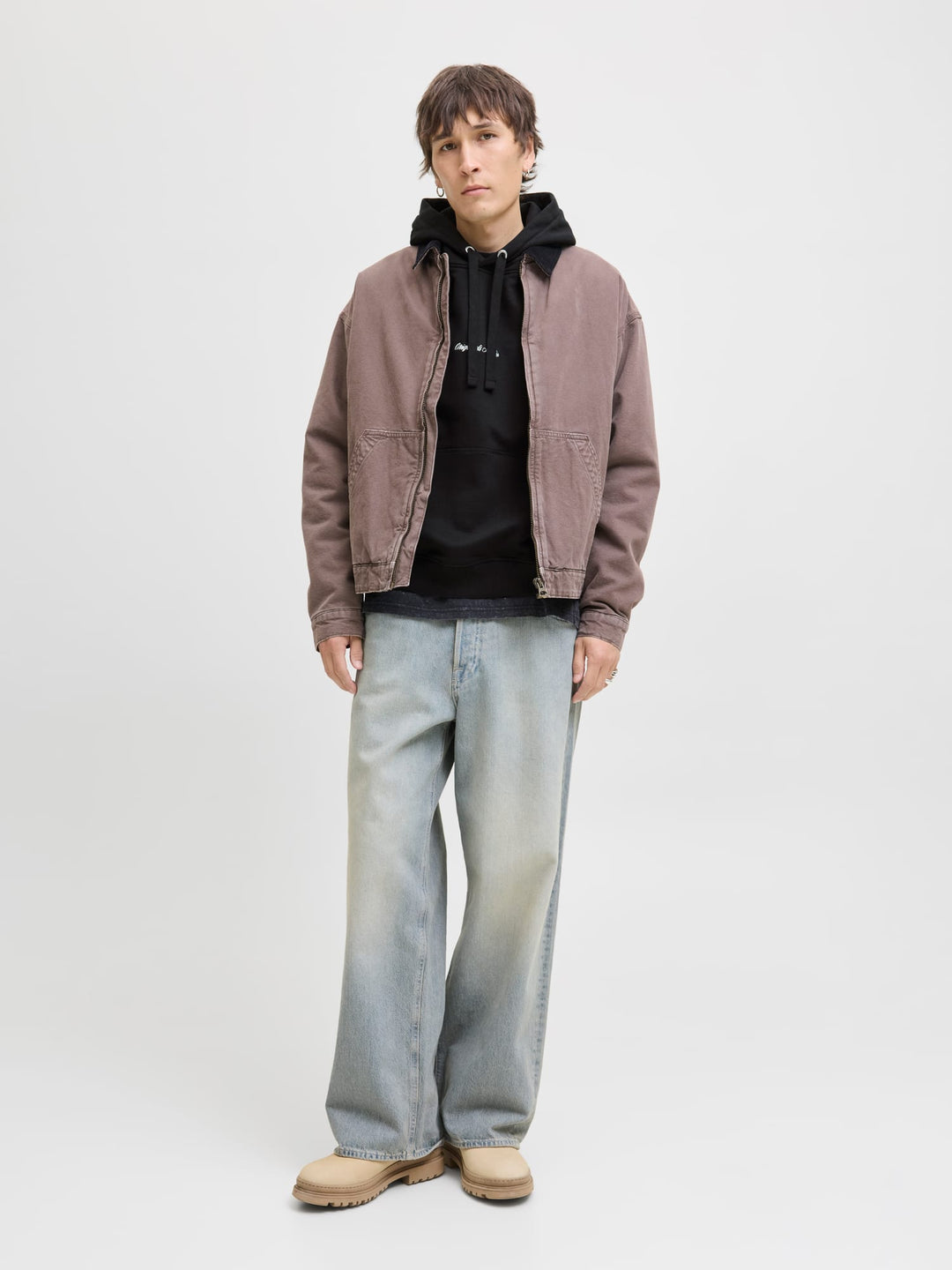 Jack & Jones JORNORREBRO hoodie zwart – heren