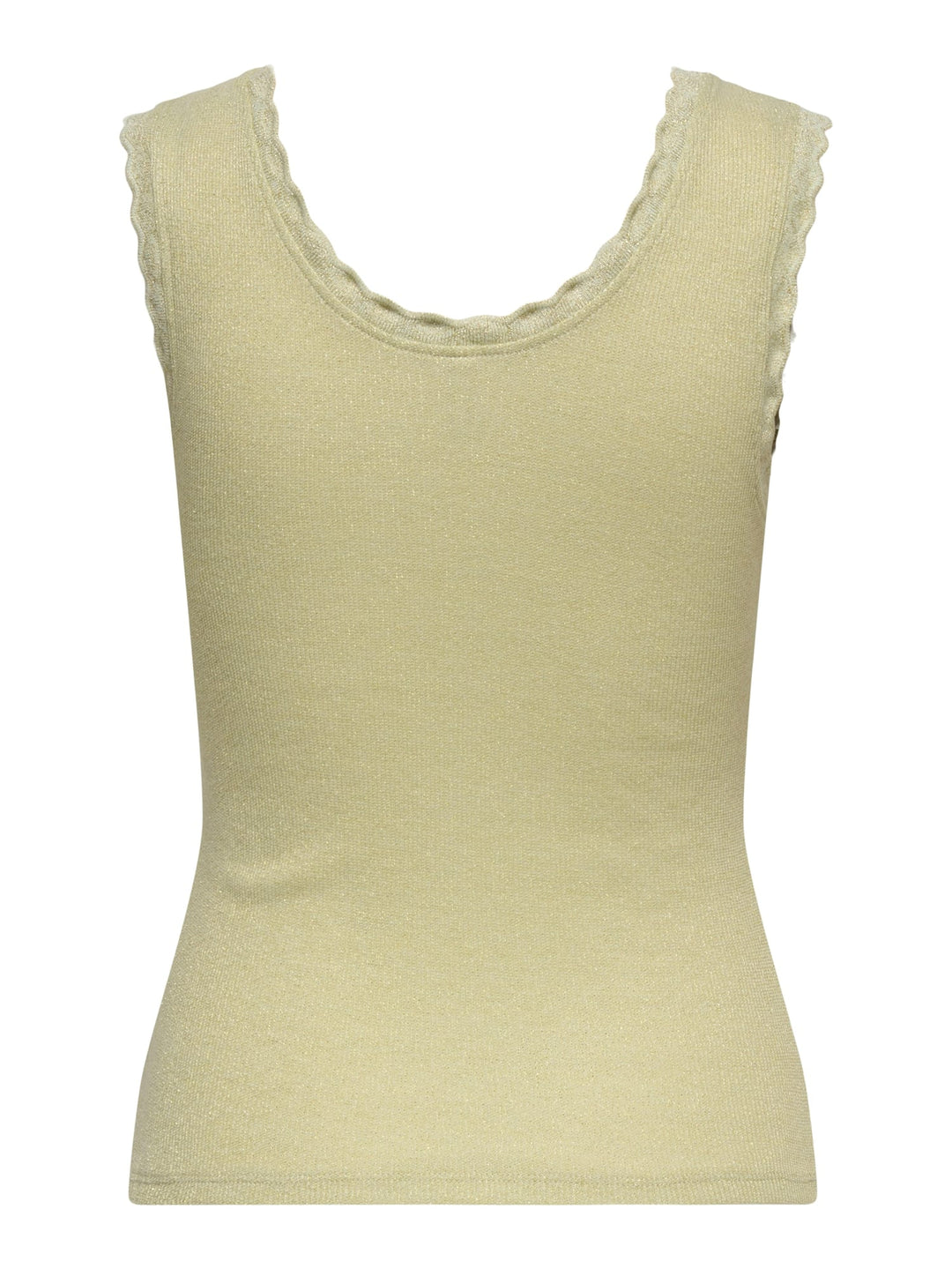 Only ONLCARLA S/L GLITTER TOP – dames top groen dessin