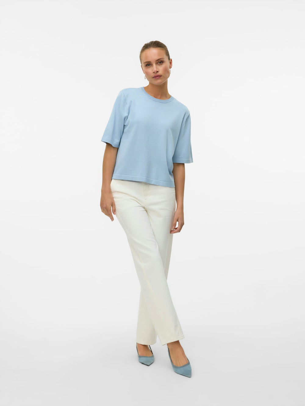 VERO MODA 10320460 Silje trui lichtblauw – dames