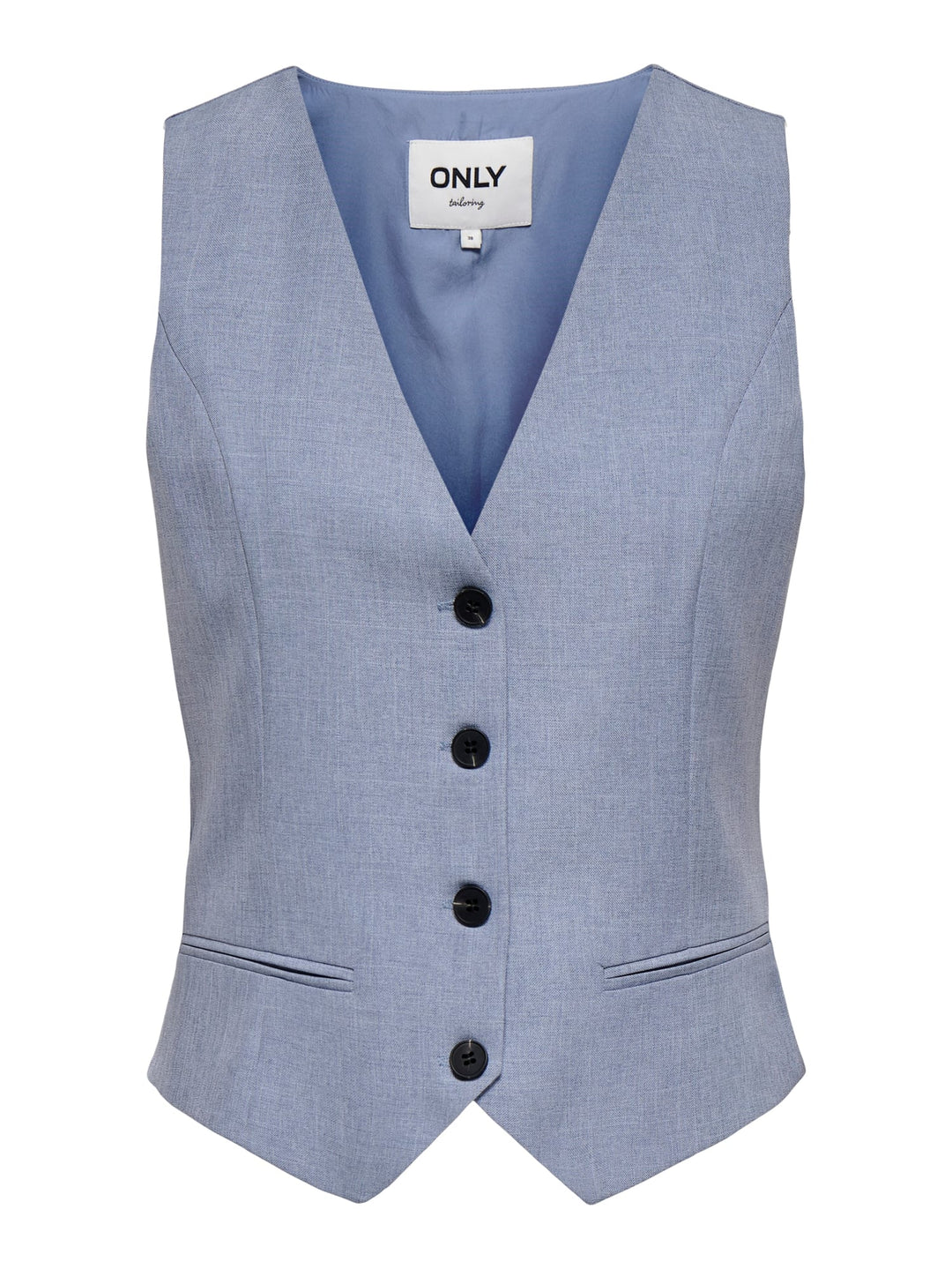 Only 15336753 Linda gilet lichtblauw – dames