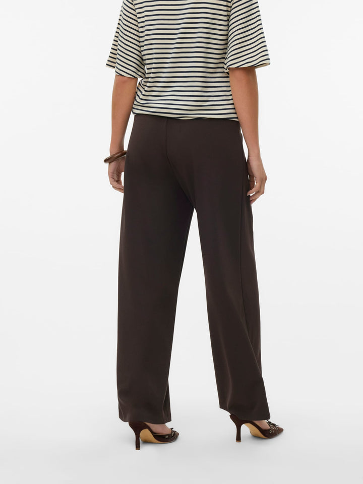 VERO MODA VMBERLIN ZAMIRA MW WIDE PANT bruin – dames - L32