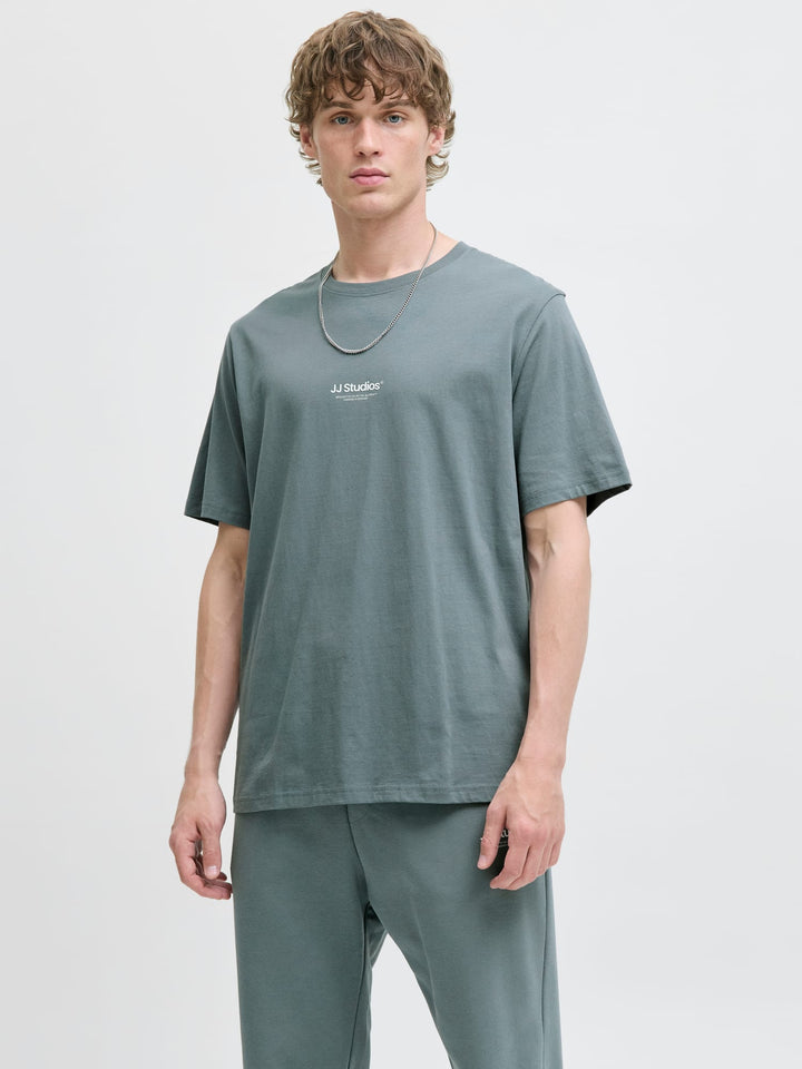 Jack & Jones t-shirt oud groen – heren