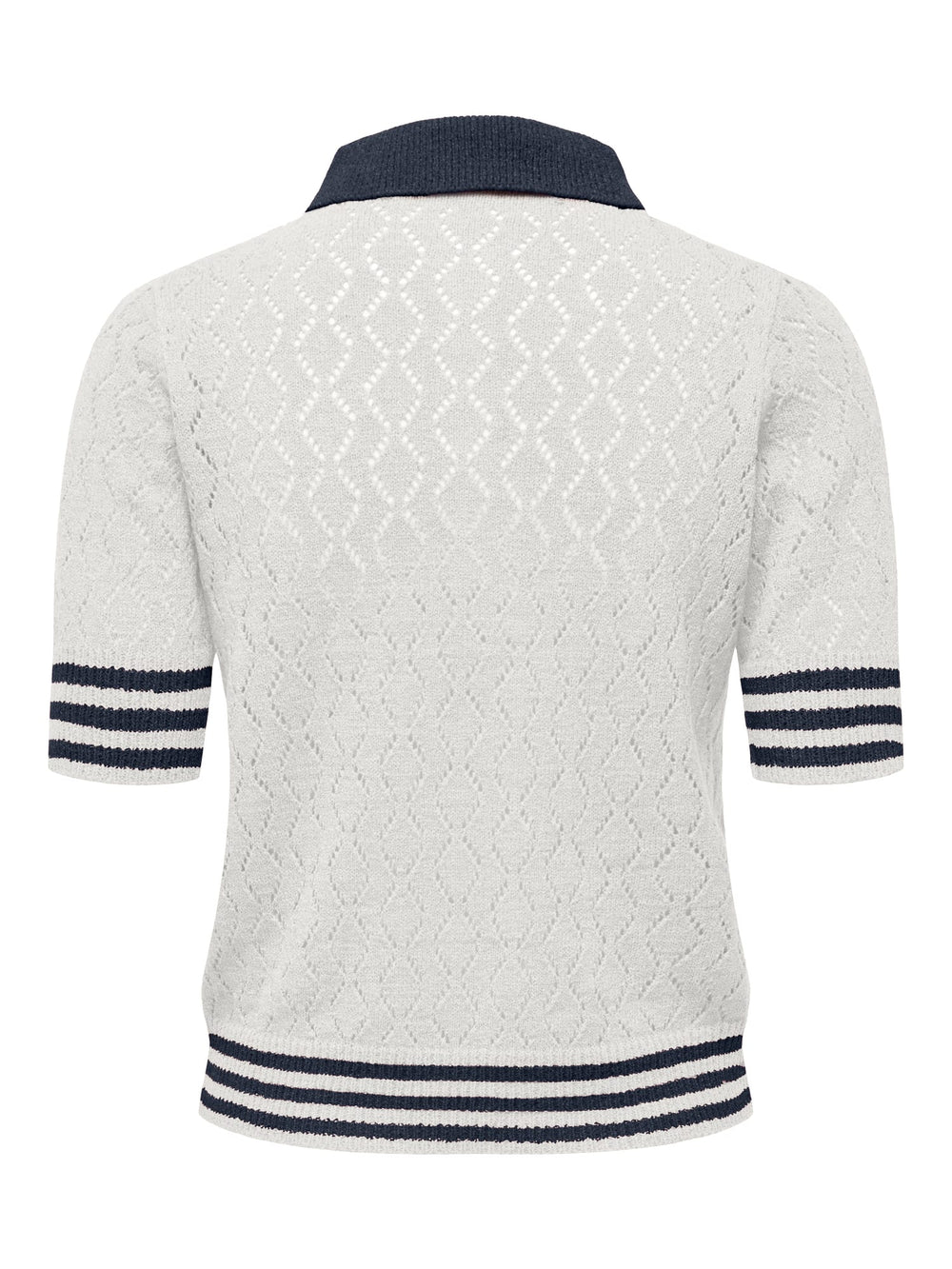 Only 15364757 Sunny polo k/m dames off-white