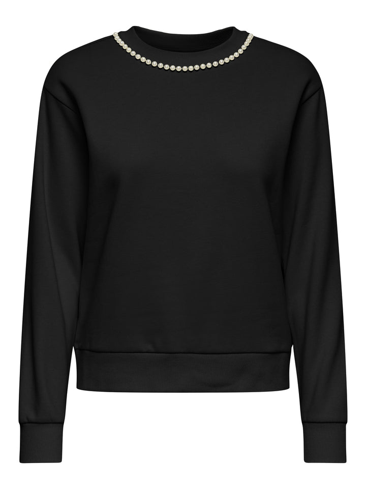 Jacqueline de Yong 15221015 Paris sweater dames zwart