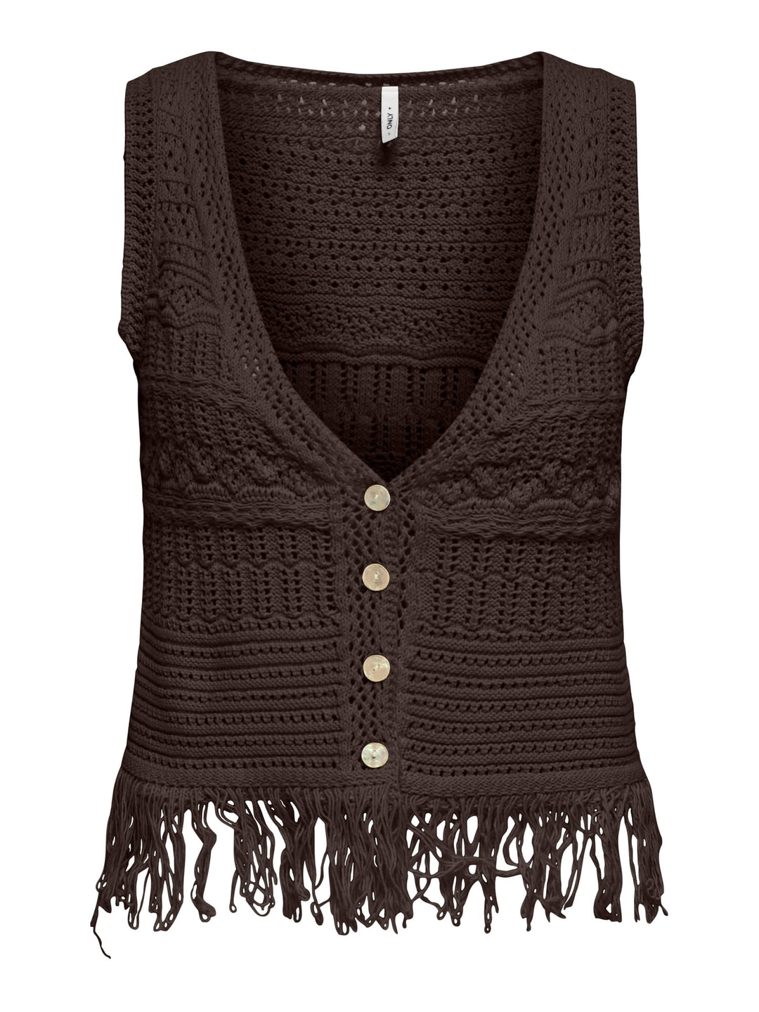 Only Alix gilet bruin – dames