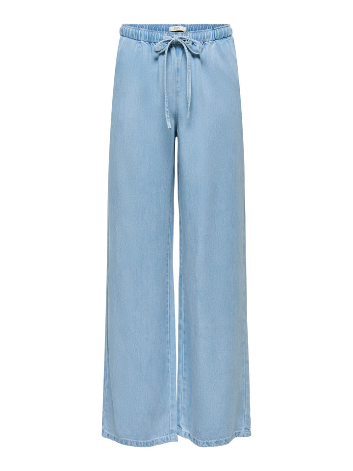 Jacqueline de Yong Mira lange broek dames – blue denim - L32