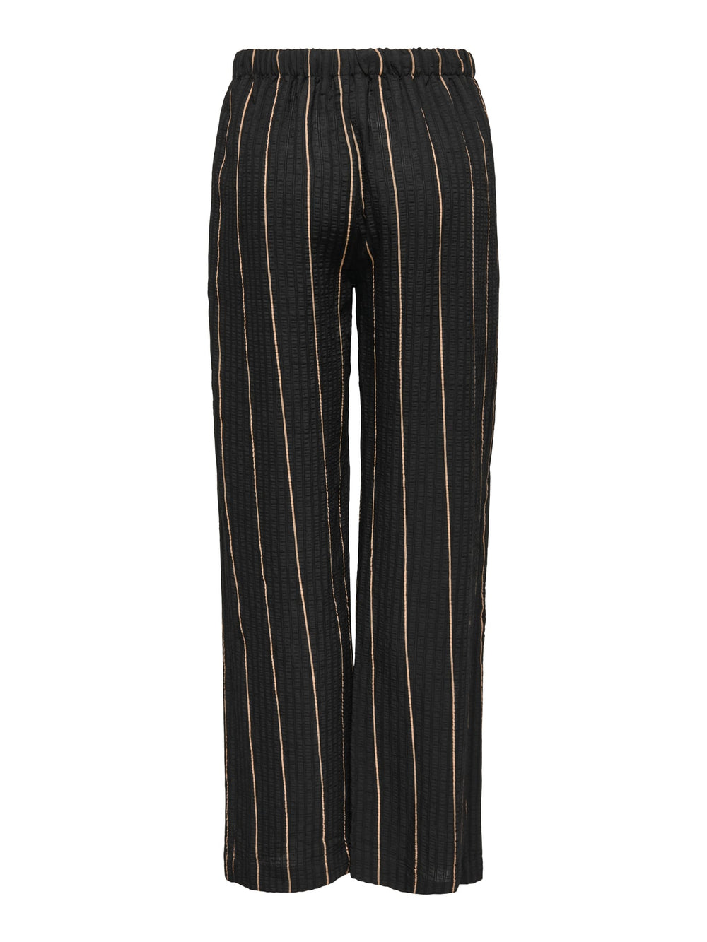Jacqueline de Yong JDYAVA MW PULL UP PANT zwart dessin – damesbroek