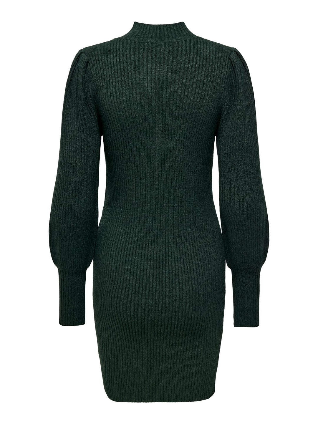 Only ONLKATIA L/S DRESS KNT NOOS - donkergroen gebreide jurk