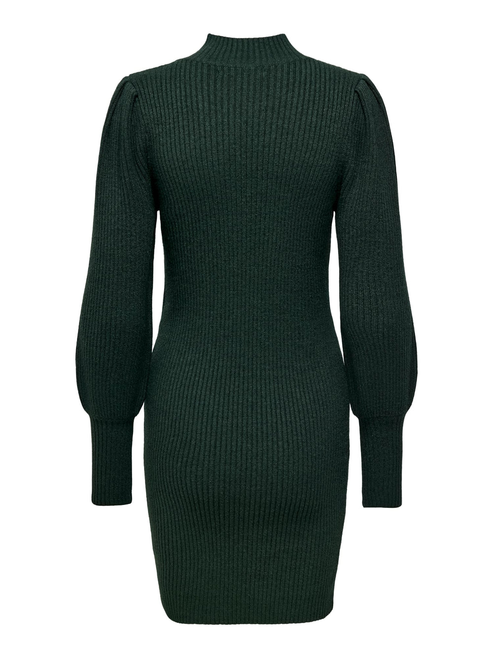 Only ONLKATIA L/S DRESS KNT NOOS - donkergroen gebreide jurk