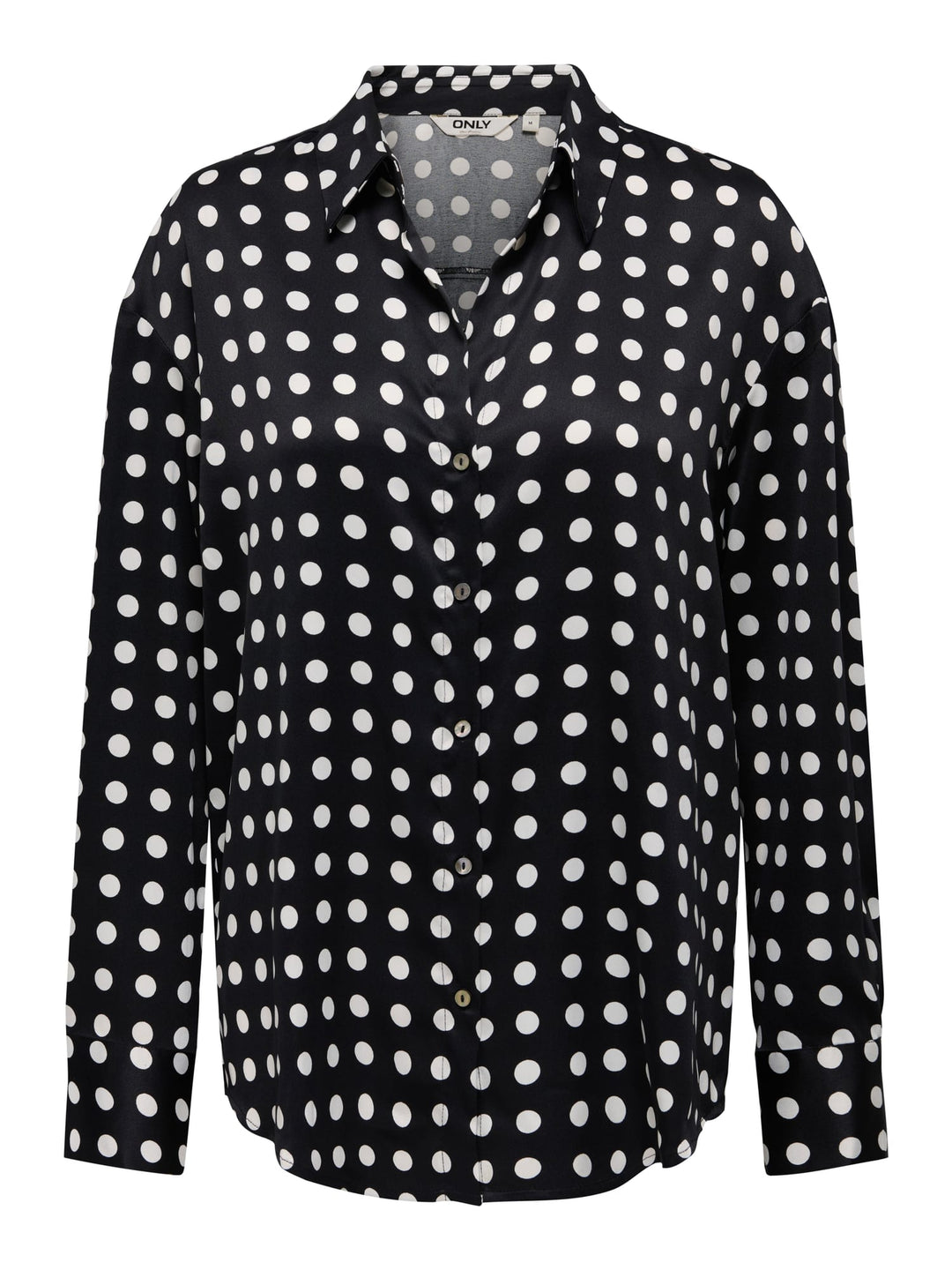 Only 15368304 Lydia blouse l/m zwart dessin