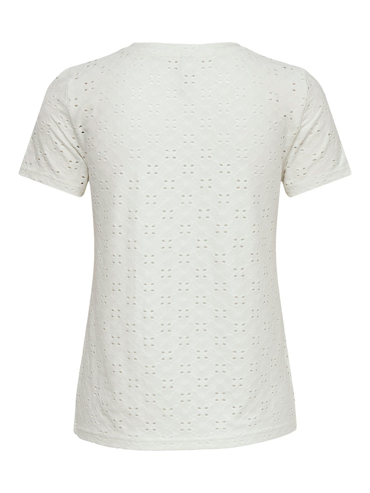 Jacqueline de Yong Cathinka top off-white – dames