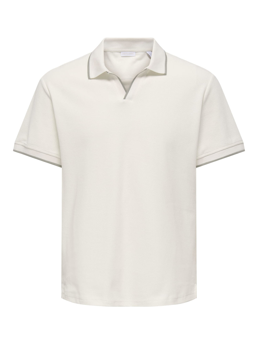 ONLY & SONS Aston polo ecru – heren