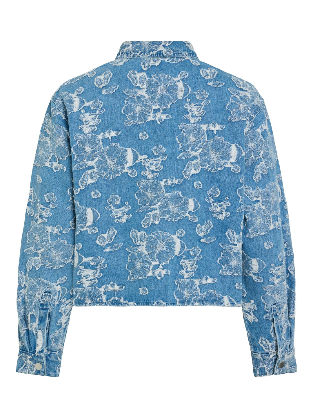 Vila Ianais denim jack blauw dessin – dames