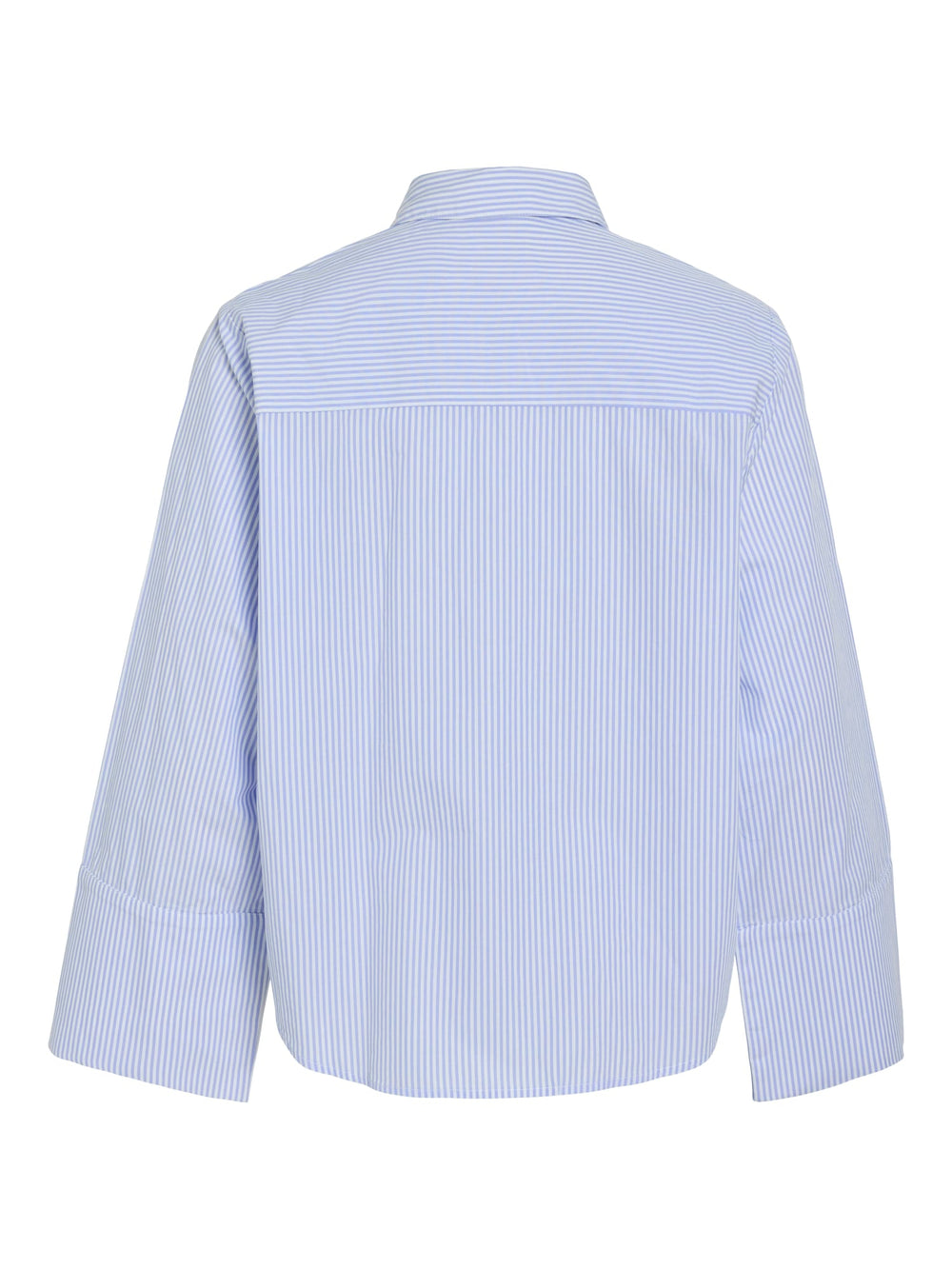 Vila Pilina blouse l/m dames blauw dessin
