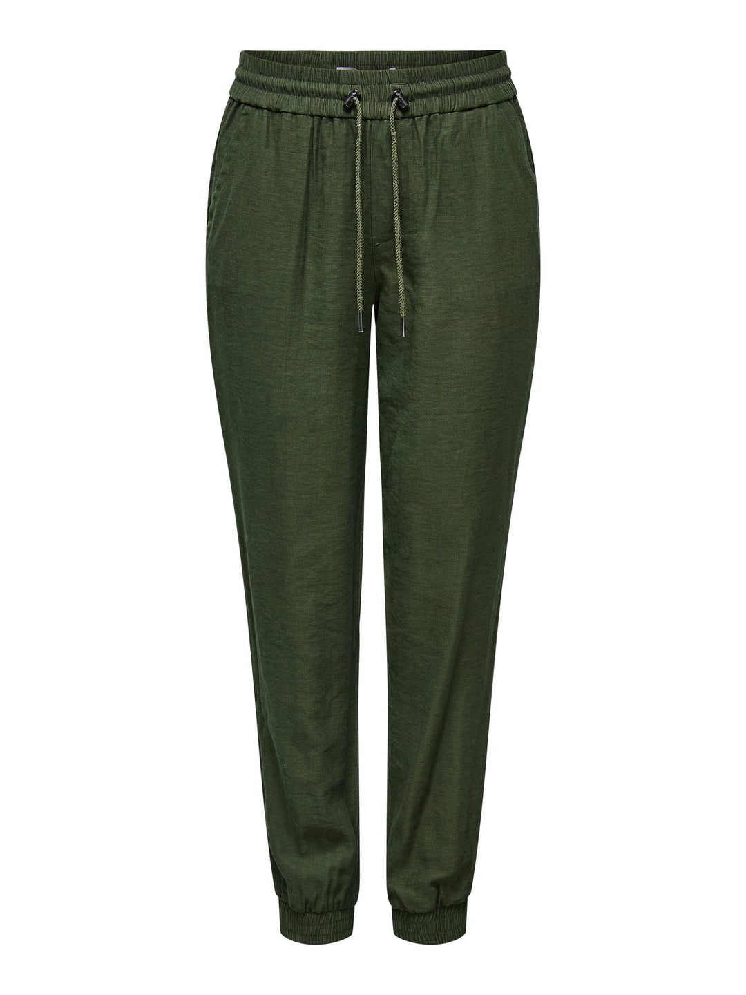 Only kelda-emery broek met wijde pijpen – dames - Donkergroen - L30