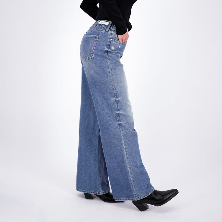 Raizzed dames bootcut jeans blue denim - R225AW420127 - L32