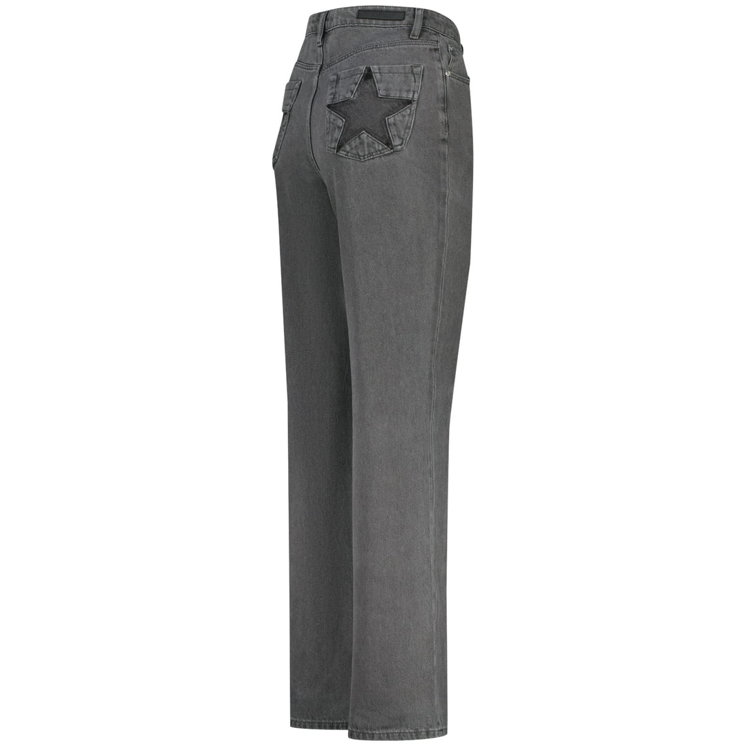 Raizzed Straight Jeans Star grey denim – dames - L32
