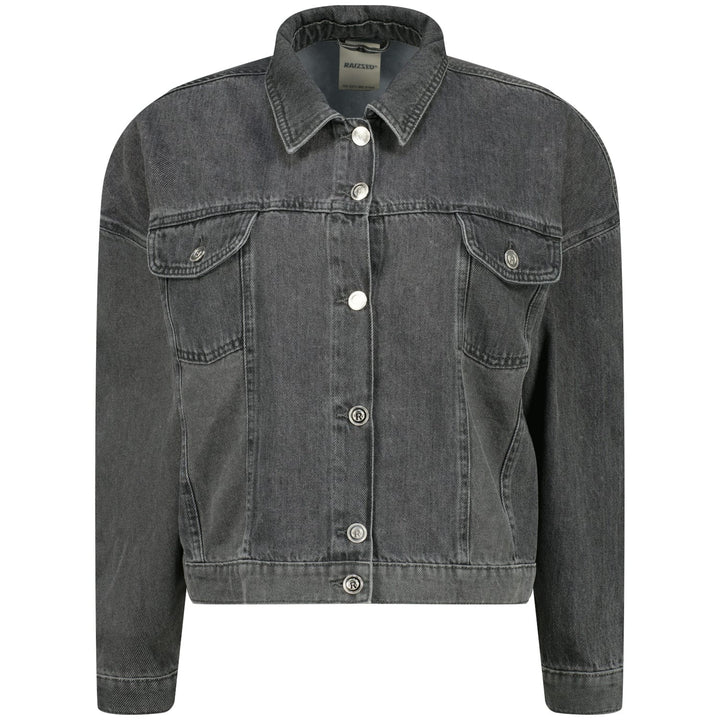 Raizzed Denim Jacket Star – dames jack denim grey - Grey Denim