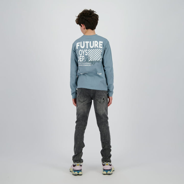 Raizzed R225KB300114 t-shirt l/m jongens blauw