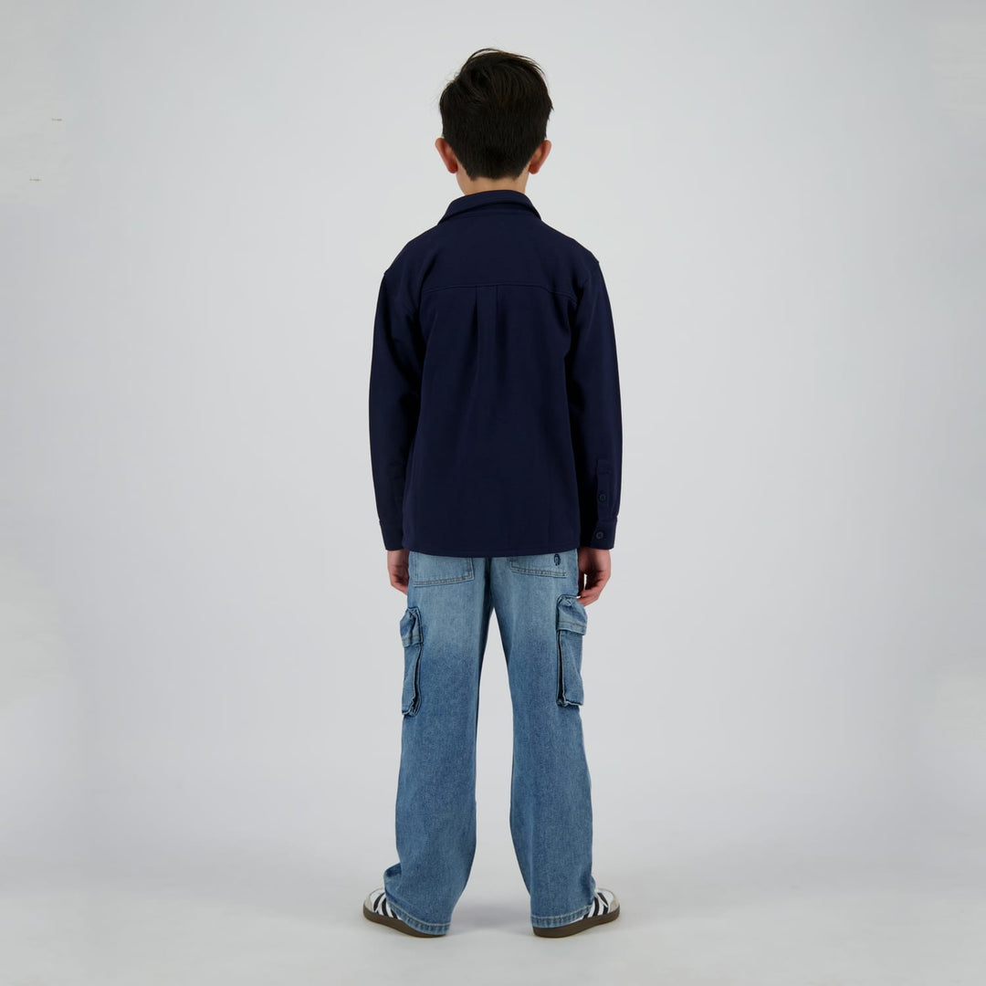 Raizzed blouse l/m jongens blauw – R225KB200098
