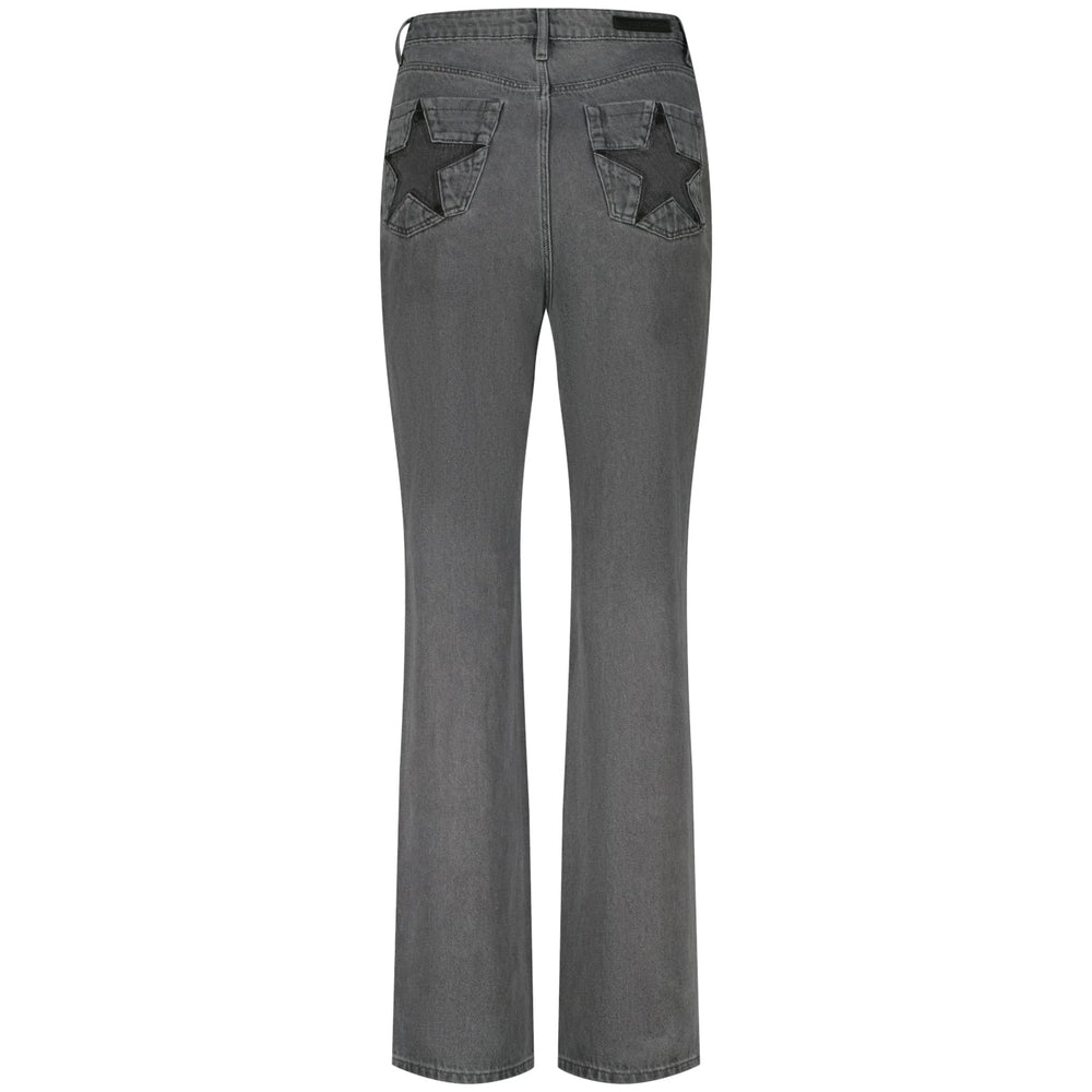 Raizzed Straight Jeans Star grey denim – dames - L32