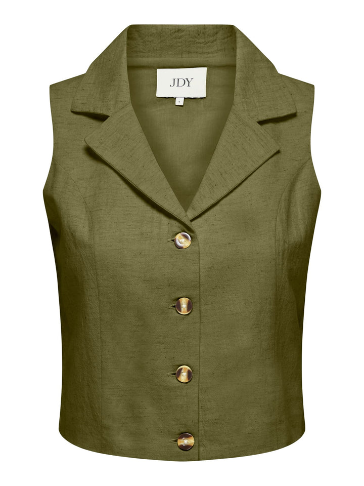 Jacqueline de Yong 15366390 Milan gilet groen