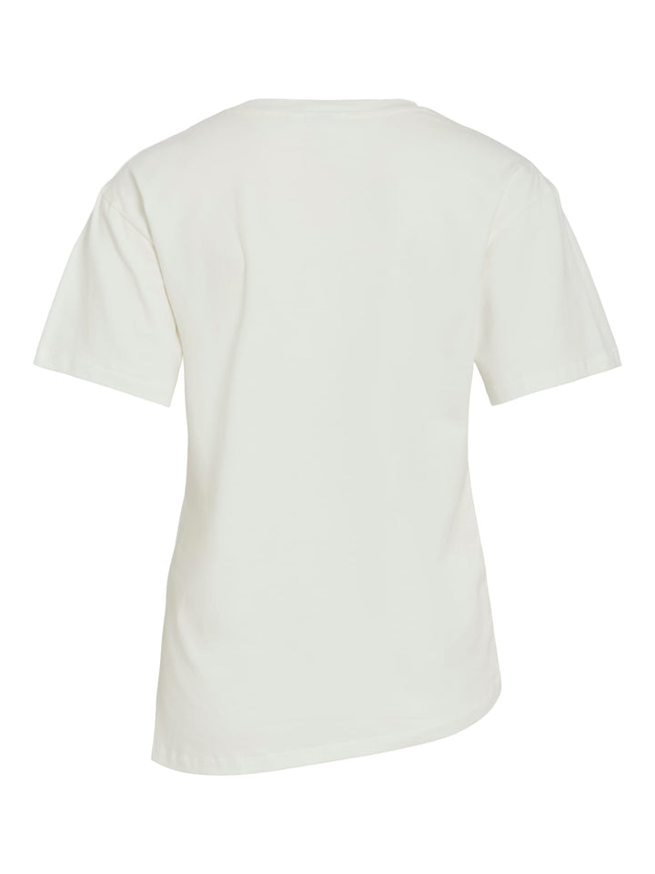 Vila 14114786 Kalmara t-shirt off-white – dames