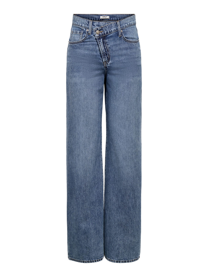 Only Hope wide fit jeans blauw denim – dames - Blue Denim - L30