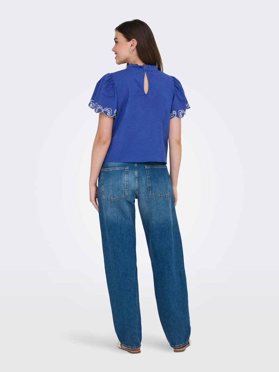 Jacqueline de Yong Vera top kobalt – dames