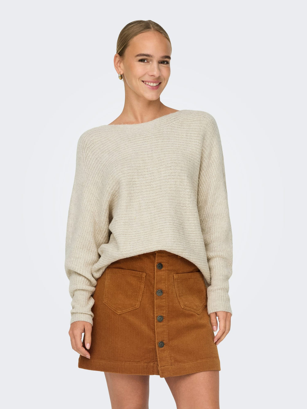 Only 15168705 Daniella trui beige – dames