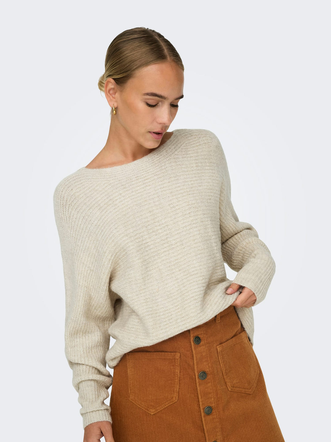 Only Daniella trui beige – dames
