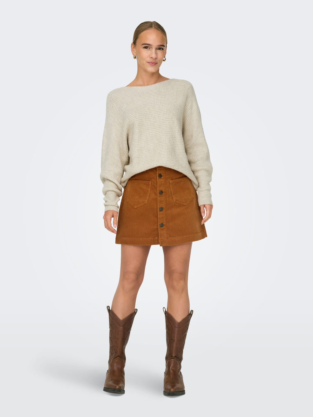 Only 15168705 Daniella trui beige – dames