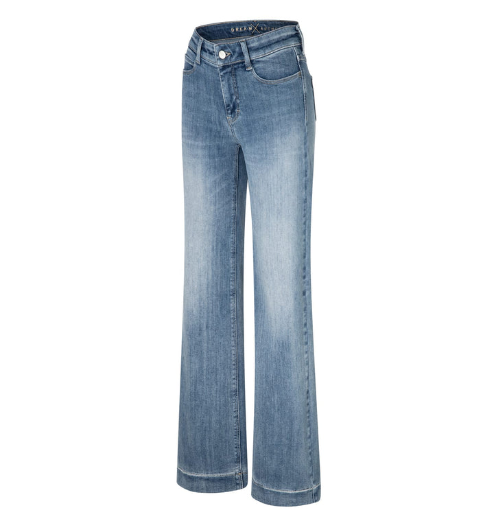 MAC women jeans low croth-baggy fit blauw denim - Blue Denim - L32