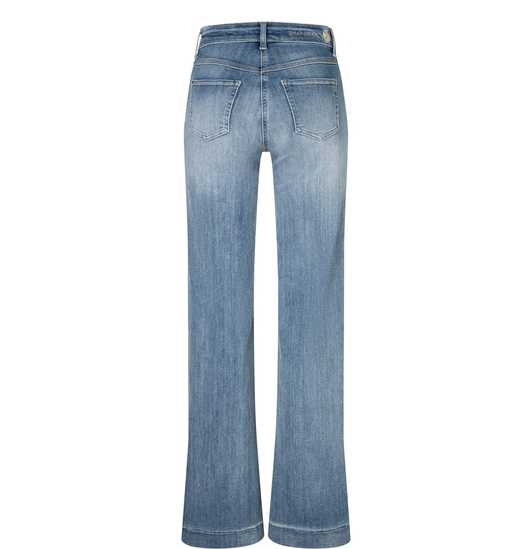 MAC women jeans low croth-baggy fit blauw denim - Blue Denim - L32