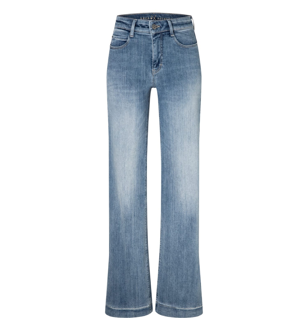 MAC women jeans low croth-baggy fit blauw denim - Blue Denim - L32