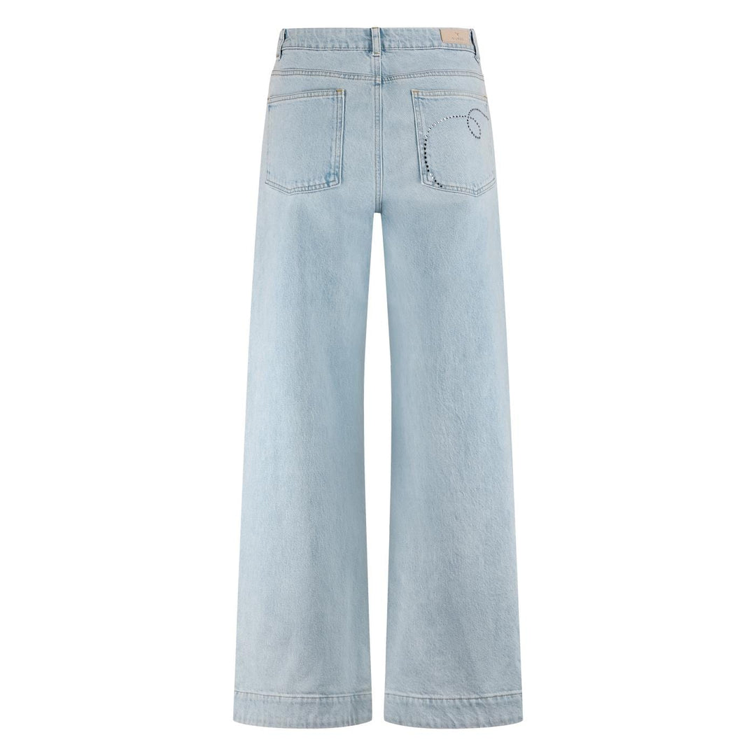 Nukus NKF09053 jeans loose fit dames – blue denim
